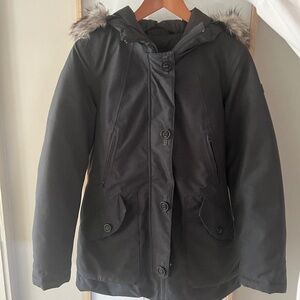 The North Face Parka Coat with Faux Fur  Women’s Size Small Grey